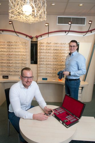 Casper Beuerle en Olaf Lelieveld, de haan optiek